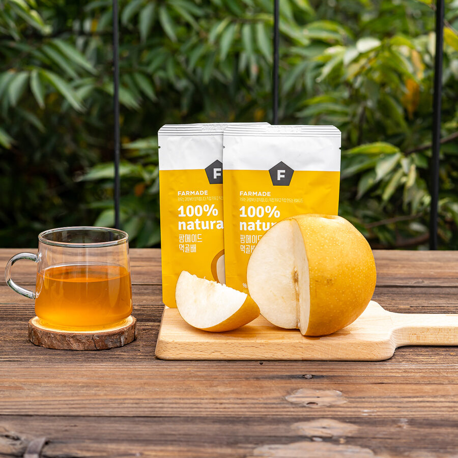 [1box, 21packs] Meokgol Pear Juice 100%