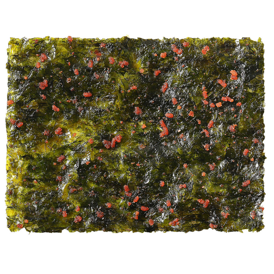 [1 ถุง, 3 ซอง] สาหร่ายทะเลเกาหลีปรุงรสอบกรอบ ด้วยไข่ปลาค็อด และ ชาเขียว (Cod Roe) - Image 7